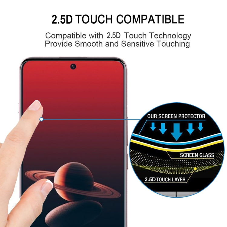 For OnePlus 13 9H HD 3D Curved Edge Tempered Glass Film(Black) by buy2fix