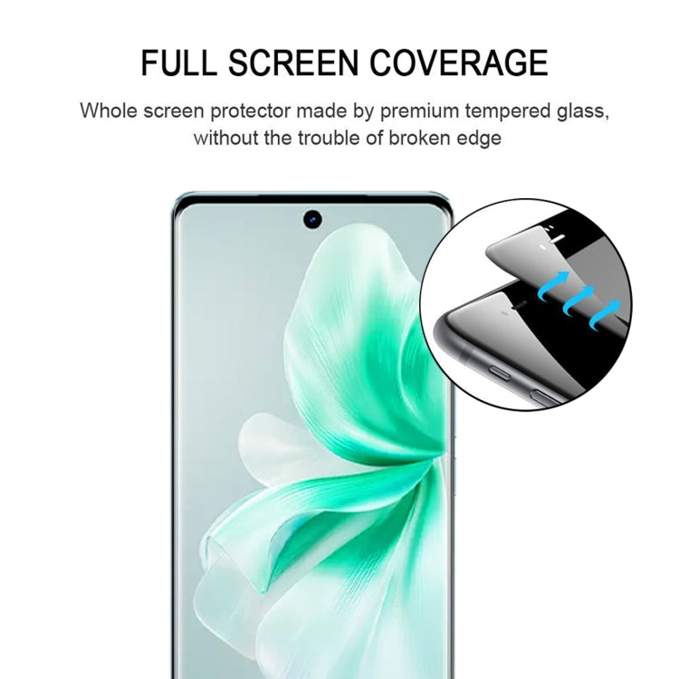 For vivo V30 / V30 Pro 3D Curved Edge Full Screen Tempered Glass Film - vivo Tempered Glass by buy2fix | Online Shopping UK | buy2fix