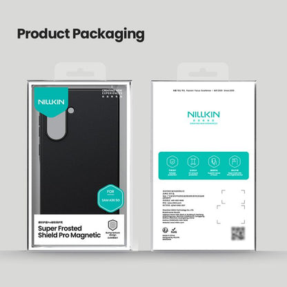 For Samsung Galaxy A36 5G NILLKIN Frosted Shield Pro Magnetic Phone Case(Black) - Galaxy Phone Cases by NILLKIN | Online Shopping UK | buy2fix