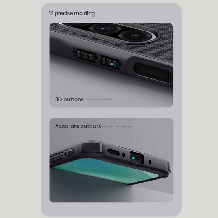 For Samsung Galaxy A26 5G NILLKIN Frosted Shield Pro Magnetic Phone Case(Black) - Galaxy Phone Cases by NILLKIN | Online Shopping UK | buy2fix