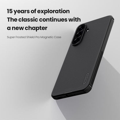 For Samsung Galaxy A56 5G NILLKIN Frosted Shield Pro Magnetic Phone Case(Black) - Galaxy Phone Cases by NILLKIN | Online Shopping UK | buy2fix