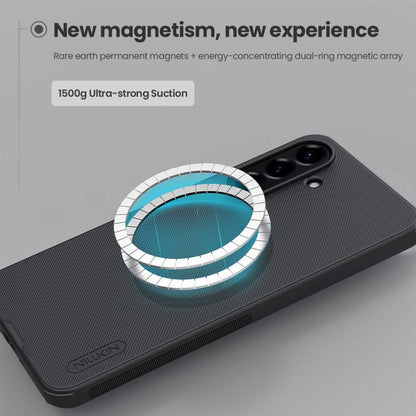 For Samsung Galaxy A56 5G NILLKIN Frosted Shield Pro Magnetic Phone Case(Black) - Galaxy Phone Cases by NILLKIN | Online Shopping UK | buy2fix