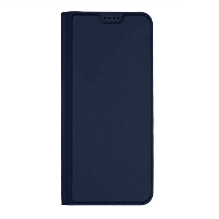 For OPPO Reno12 F 4G / 5G DUX DUCIS Skin Pro Series Flip Leather Phone Case(Blue) - Reno12 F Cases by DUX DUCIS | Online Shopping UK | buy2fix