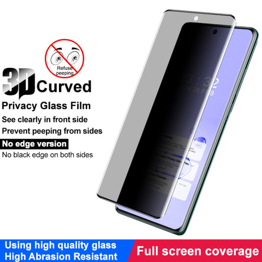 For OnePlus 12 5G imak No Edge Version 3D Curved Privacy Full Screen Tempered Glass Film by imak