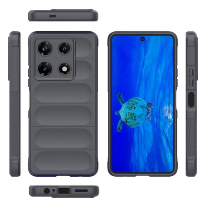 For Infinix Note 30 Pro X6788 Magic Shield TPU + Flannel Phone Case(Dark Grey) - Infinix Cases by buy2fix | Online Shopping UK | buy2fix