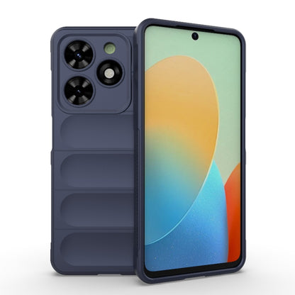 For Tecno Spark Go 2024 / 20C / Pop 8 Magic Shield TPU + Flannel Phone Case(Dark Blue) by buy2fix