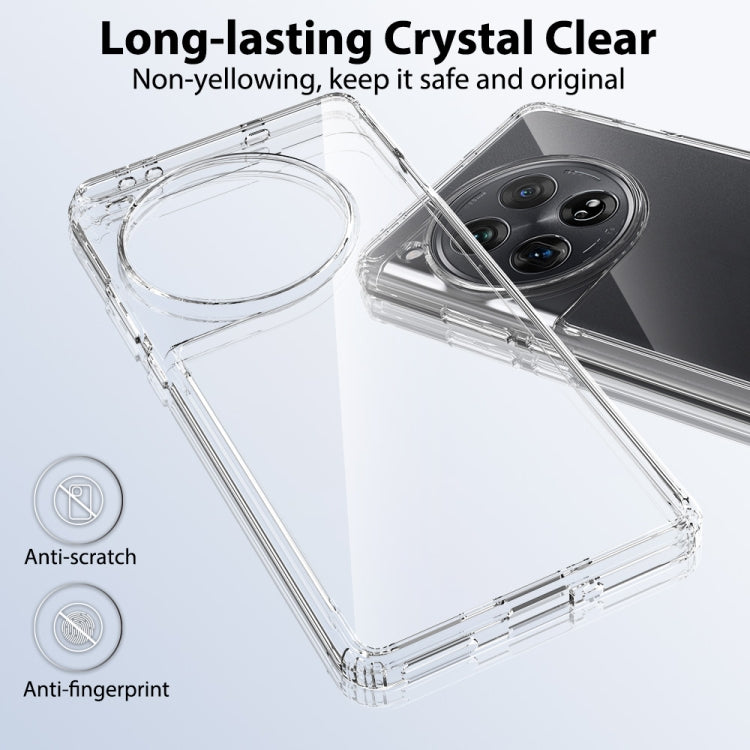 For OnePlus 12 Scratchproof Acrylic TPU Phone Case(Transparent) by buy2fix