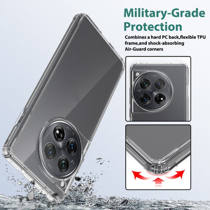 For OnePlus 12 Scratchproof Acrylic TPU Phone Case(Transparent) by buy2fix