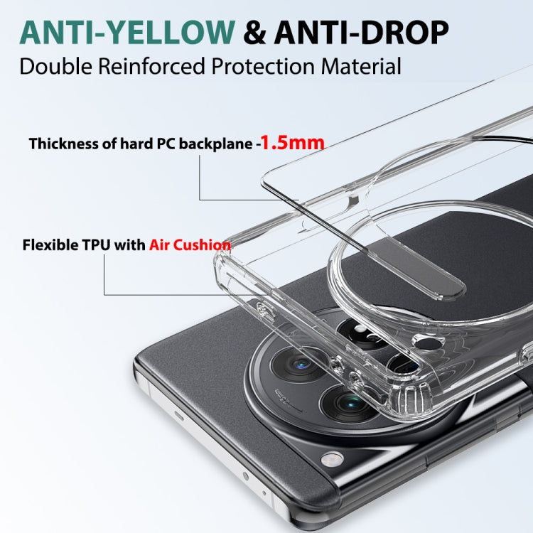 For OnePlus 12 Scratchproof Acrylic TPU Phone Case(Transparent) by buy2fix