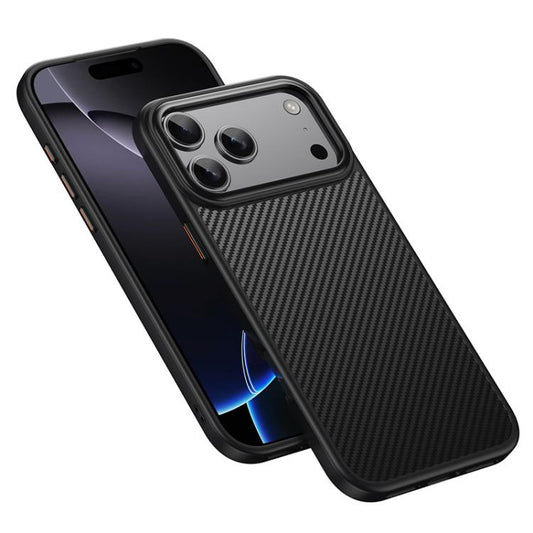 For iPhone 17 Pro Kevlar Fiber Shockproof MagSafe Phone Case(Black) - iPhone 17 Pro Cases by buy2fix | Online Shopping UK | buy2fix