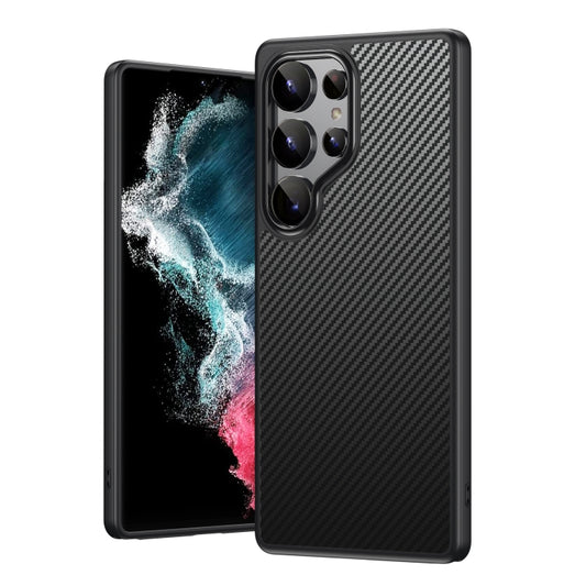 For Samsung Galaxy S25 Ultra 5G MagSafe Kevlar Fiber Shockproof Phone Case(Black) by buy2fix