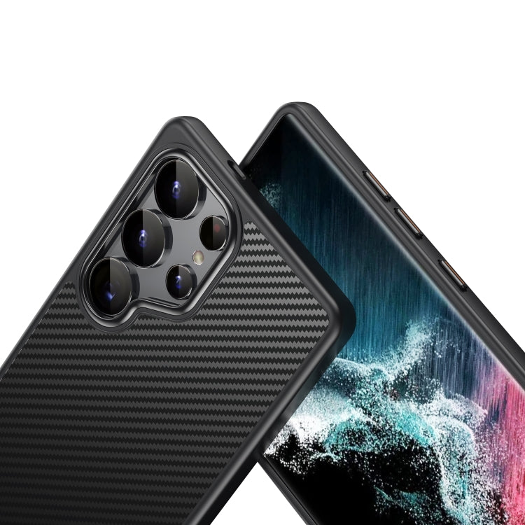 For Samsung Galaxy S25 Ultra 5G MagSafe Kevlar Fiber Shockproof Phone Case(Black) by buy2fix