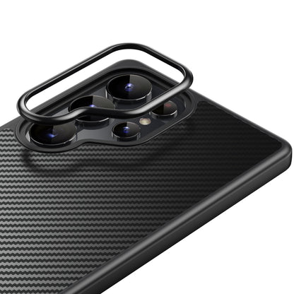 For Samsung Galaxy S25 Ultra 5G MagSafe Kevlar Fiber Shockproof Phone Case(Black) by buy2fix