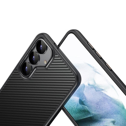 For Samsung Galaxy S25 5G MagSafe Kevlar Fiber Shockproof Phone Case(Black) by buy2fix