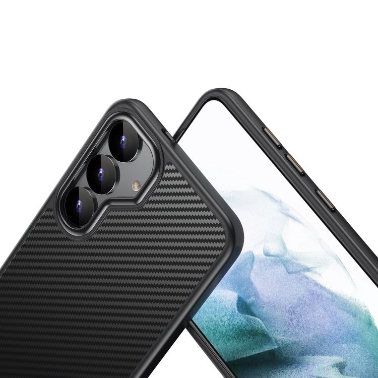 For Samsung Galaxy S25+ 5G MagSafe Kevlar Fiber Shockproof Phone Case(Black) by buy2fix