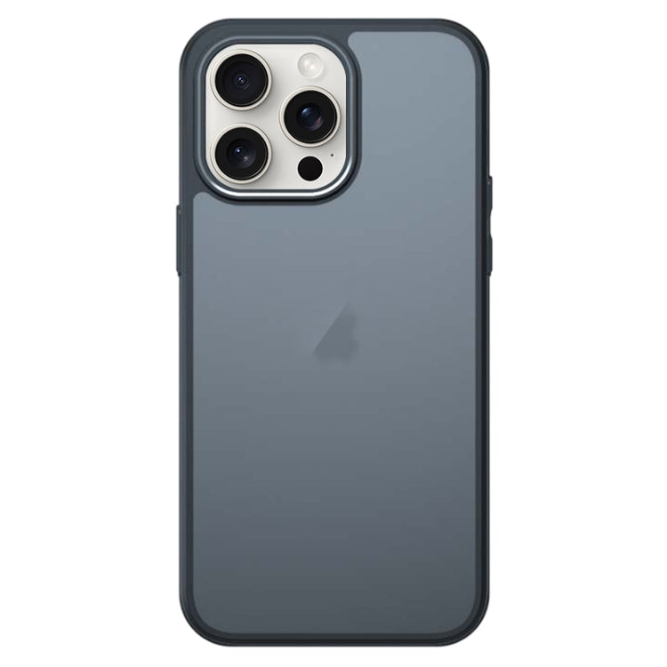 For iPhone 15 Pro Max Armor PC Hybrid TPU Phone Case(Black) by buy2fix