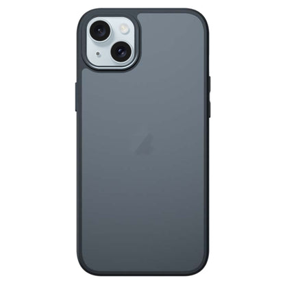 For iPhone 15 Plus Armor PC Hybrid TPU Phone Case(Black) by buy2fix