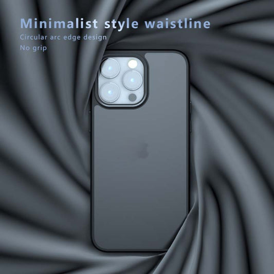 For iPhone 15 Pro Armor PC Hybrid TPU Phone Case(Transparent) by buy2fix