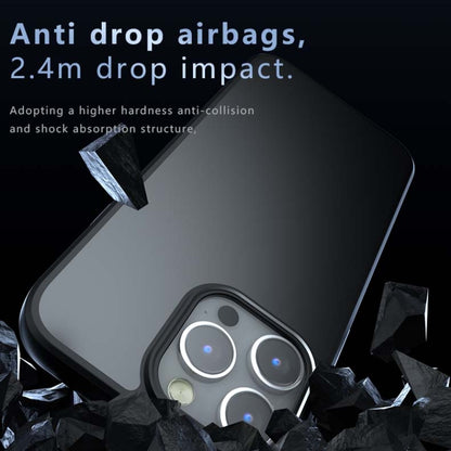 For iPhone 15 Armor PC Hybrid TPU Phone Case(Black) by buy2fix