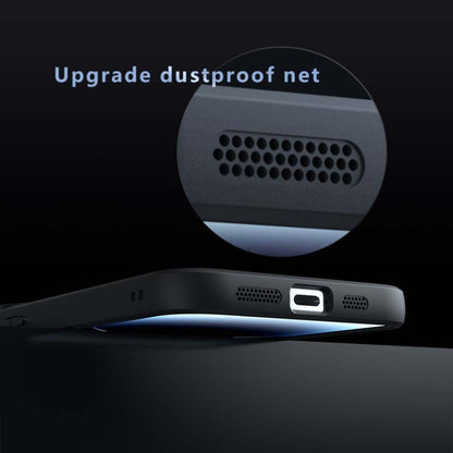 For iPhone 15 Plus Armor PC Hybrid TPU Phone Case(Black) by buy2fix