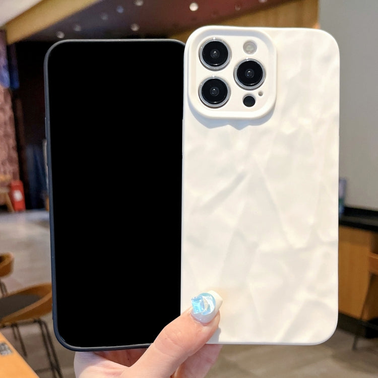 For iPhone 16 Pro Frosted Wrinkles Texture TPU Phone Case(Red) by buy2fix