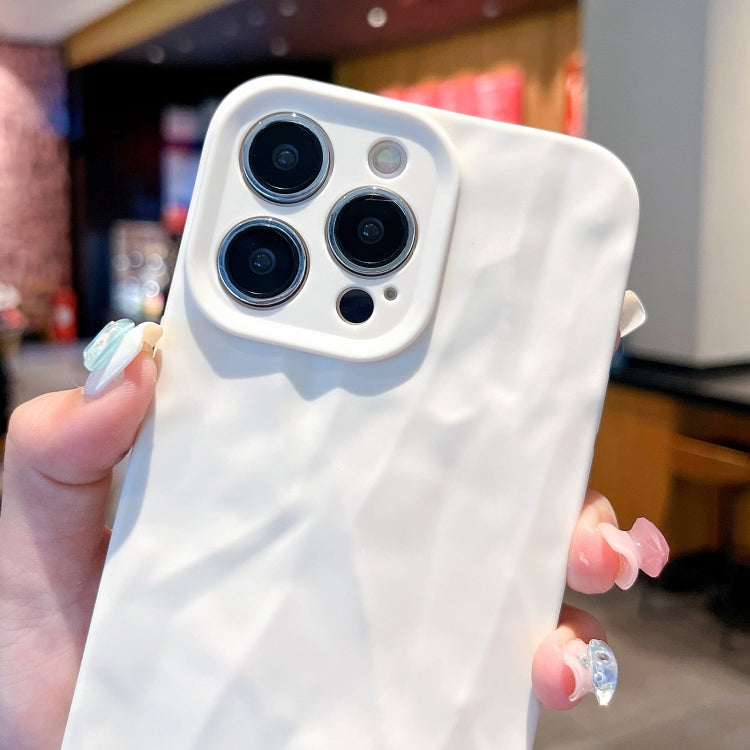 For iPhone 16 Pro Frosted Wrinkles Texture TPU Phone Case(Red) by buy2fix