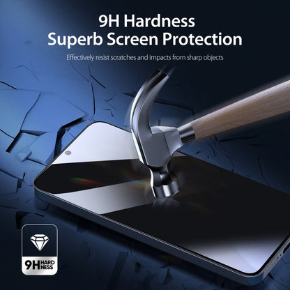 For Samsung Galaxy S25 5G 5pcs DUX DUCIS 0.33mm 9H High Aluminum Anti-spy HD Tempered Glass Film by DUX DUCIS