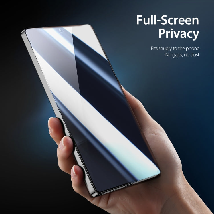 For Samsung Galaxy S25 Ultra 5G 5pcs DUX DUCIS 0.33mm 9H High Aluminum Anti-spy HD Tempered Glass Film by DUX DUCIS