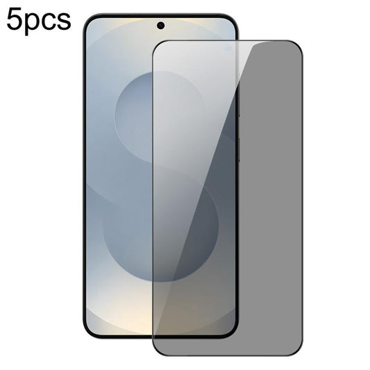 For Samsung Galaxy S25 Edge 5pcs DUX DUCIS 0.33mm 9H High Aluminum Anti-spy HD Tempered Glass Film - Galaxy S25 Edge 5G Tempered Glass by DUX DUCIS | Online Shopping UK | buy2fix