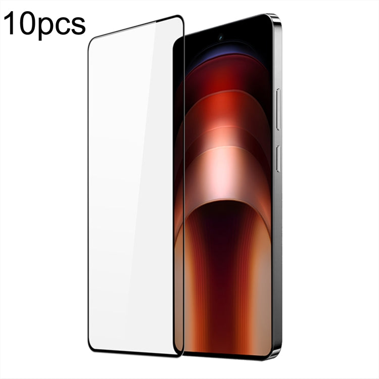 For vivo iQOO Neo9 / 9 Pro 10pcs DUX DUCIS 0.33mm 9H Medium Alumina Tempered Glass Film by DUX DUCIS