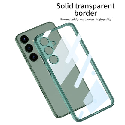 For Samsung Galaxy S24+ 5G GKK Space Frame Transparent PC + TPU Phone Case(Transparent Black) - Galaxy S24+ 5G Cases by GKK | Online Shopping UK | buy2fix