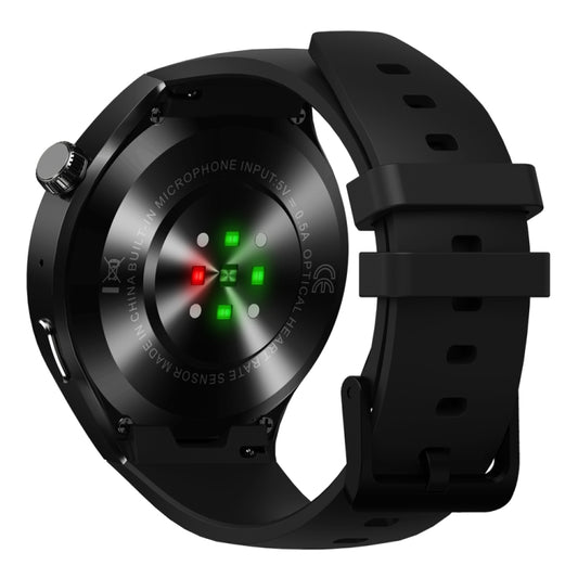 Zeblaze Thor Ultra 1.43 inch AMOLED Screen Android Smart Watch, Silicone Strap(Black) by Zeblaze