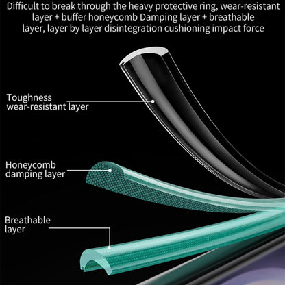 For Samsung Galaxy S24 Ultra 5G GKK Space Frame Transparent PC + TPU Phone Case with Wrist Strap(Black) by GKK