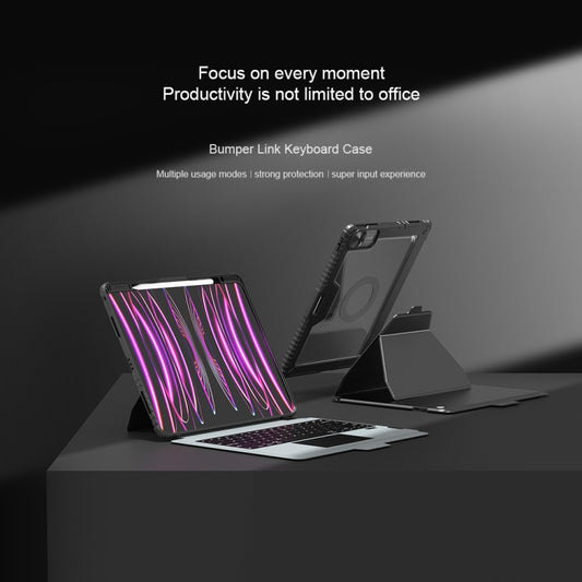 For iPad Pro 13 2024 Nillkin Backlit Version Bumper Link Keyboard Case by NILLKIN