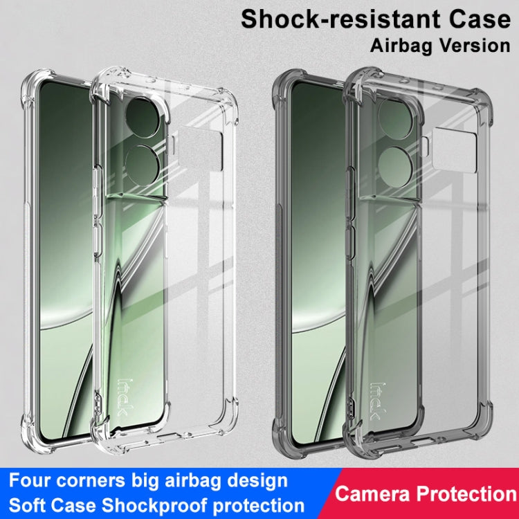 For Realme GT5 5G imak Shockproof Airbag TPU Phone Case(Transparent) - Realme Cases by imak | Online Shopping UK | buy2fix