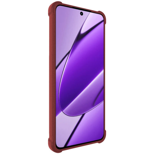 For Realme 11 5G Global/11x 5G Global/C67 5G Global imak Shockproof Airbag TPU Phone Case(Matte Red) by imak