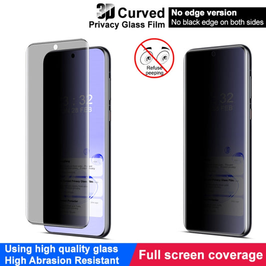For Huawei Pura 70 Ultra imak No Edge Version 3D Curved Privacy Full Screen Tempered Glass Film by imak