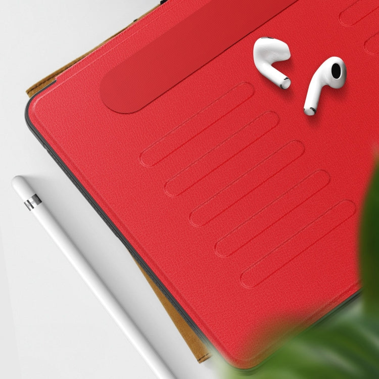 For iPad 10.2 2021 / 2020 / 10.5 Notebook Magnetic Leather Tablet Case(Red) - iPad 10.2 Cases by buy2fix | Online Shopping UK | buy2fix