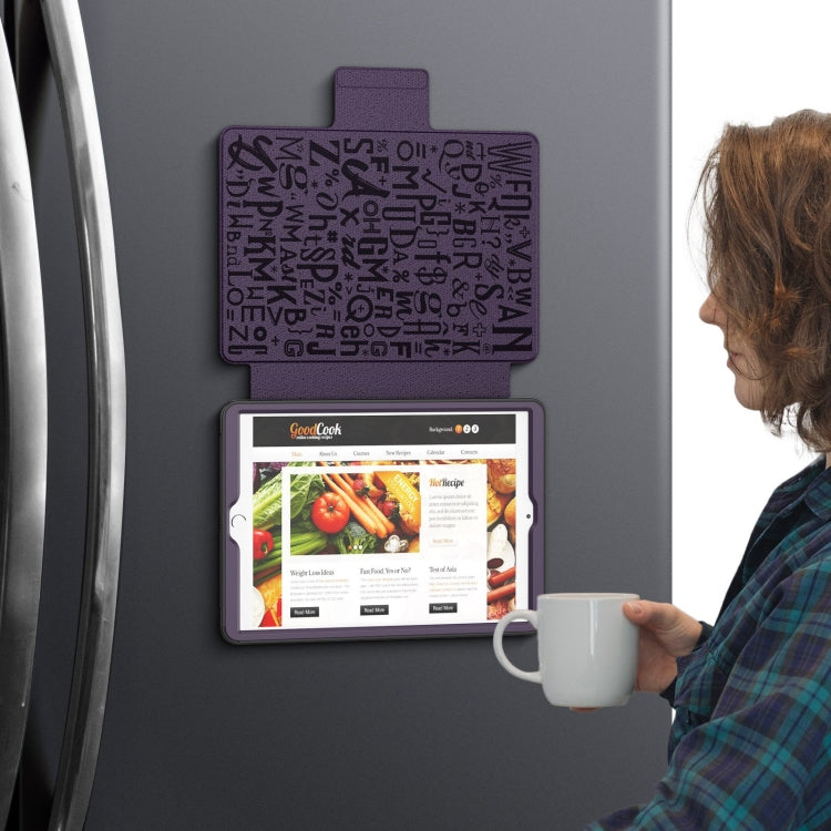 For iPad 10.2 2021 / 2020 / 10.5 Notebook Magnetic Leather Tablet Case(Purple) - iPad 10.2 Cases by buy2fix | Online Shopping UK | buy2fix