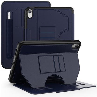 For iPad 2025 / 2022 Notebook Magnetic Leather Tablet Case(Navy Blue) - iPad 2025 / 2022 Cases by buy2fix | Online Shopping UK | buy2fix