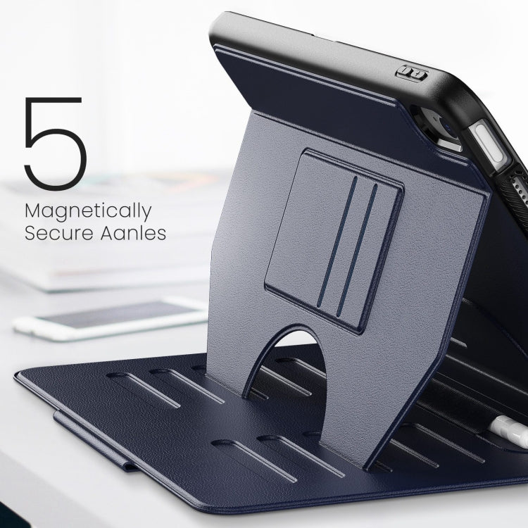 For iPad 2025 / 2022 Notebook Magnetic Leather Tablet Case(Navy Blue) - iPad 2025 / 2022 Cases by buy2fix | Online Shopping UK | buy2fix