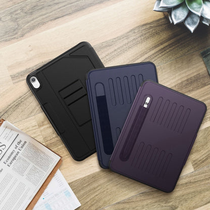 For iPad 2025 / 2022 Notebook Magnetic Leather Tablet Case(Navy Blue) - iPad 2025 / 2022 Cases by buy2fix | Online Shopping UK | buy2fix