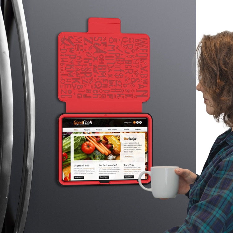 For iPad 2025 / 2022 Notebook Magnetic Leather Tablet Case(Red) - iPad 2025 / 2022 Cases by buy2fix | Online Shopping UK | buy2fix