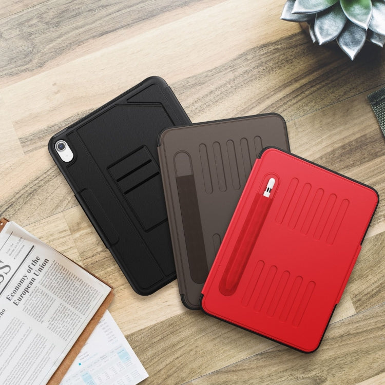 For iPad 2025 / 2022 Notebook Magnetic Leather Tablet Case(Red) - iPad 2025 / 2022 Cases by buy2fix | Online Shopping UK | buy2fix