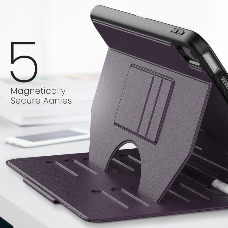 For iPad 2025 / 2022 Notebook Magnetic Leather Tablet Case(Purple) - iPad 2025 / 2022 Cases by buy2fix | Online Shopping UK | buy2fix