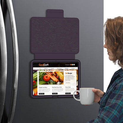 For iPad 2025 / 2022 Notebook Magnetic Leather Tablet Case(Purple) - iPad 2025 / 2022 Cases by buy2fix | Online Shopping UK | buy2fix