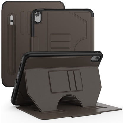 For iPad 2025 / 2022 Notebook Magnetic Leather Tablet Case(Brown) - iPad 2025 / 2022 Cases by buy2fix | Online Shopping UK | buy2fix