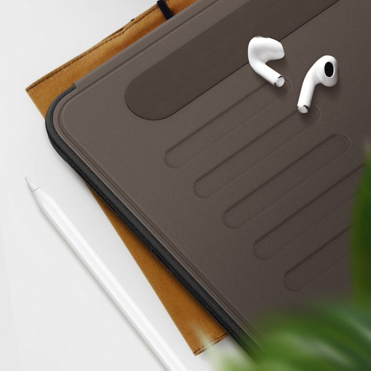 For iPad 2025 / 2022 Notebook Magnetic Leather Tablet Case(Brown) - iPad 2025 / 2022 Cases by buy2fix | Online Shopping UK | buy2fix