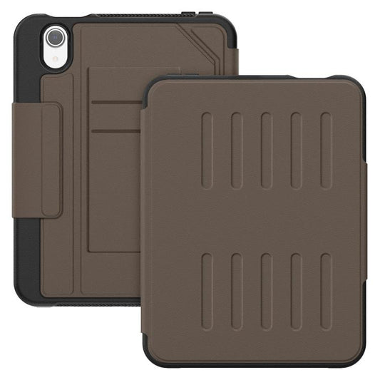 For iPad mini 2024 / mini 6 Notebook Magnetic Leather Tablet Case(Brown) - iPad mini 2024 Cases by buy2fix | Online Shopping UK | buy2fix