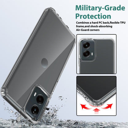 For Motorola Moto G 5G 2024 Scratchproof Acrylic TPU Phone Case(Transparent) - Motorola Cases by buy2fix | Online Shopping UK | buy2fix